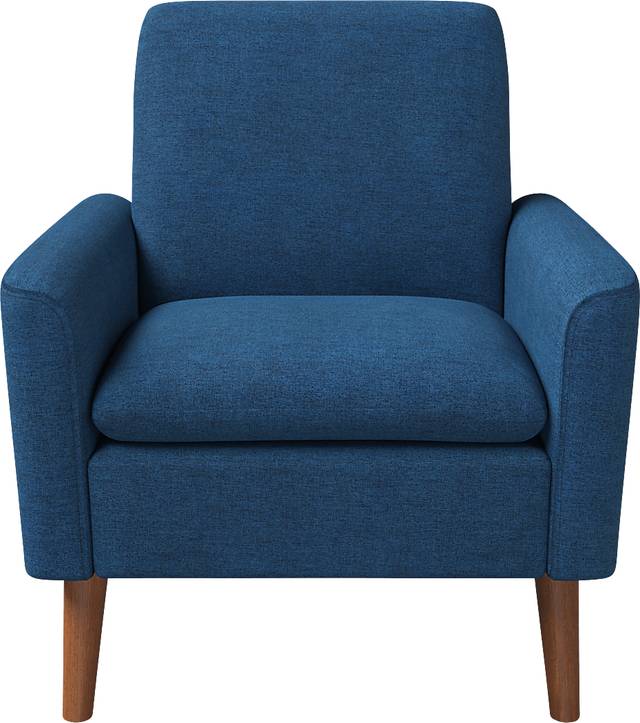 Alran Blue Accent Chair - Thumbnail - Image 2