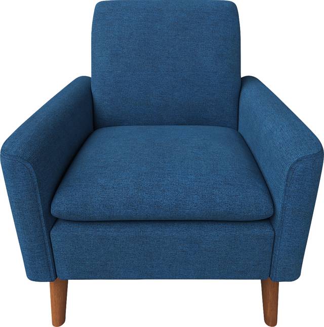 Alran Blue Accent Chair - Thumbnail - Image 4