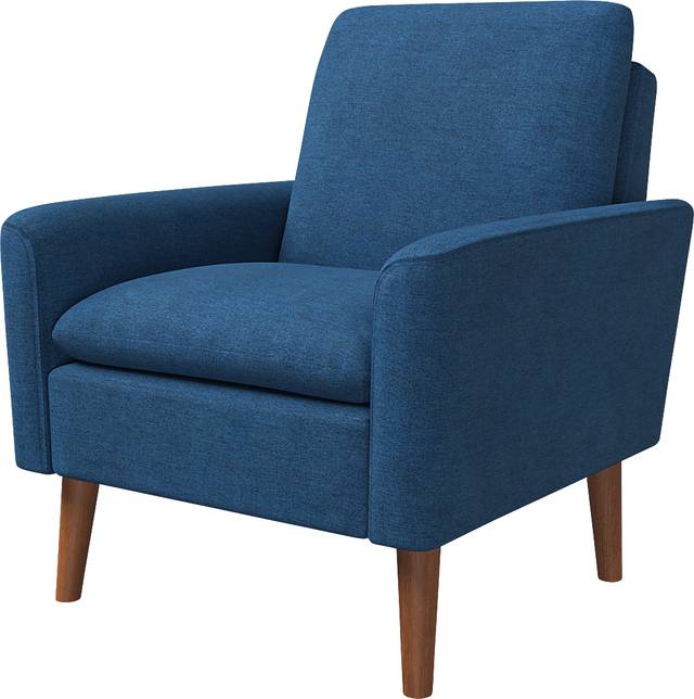 Alran Blue Accent Chair - Thumbnail - Image 1