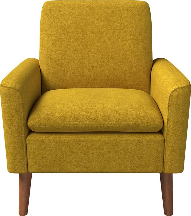 Alran Yellow Accent Chair - Thumbnail - Image 2