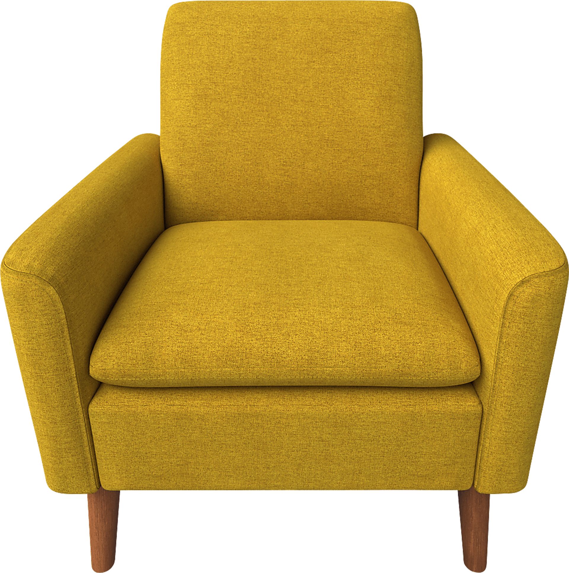 Alran Yellow Accent Chair - Image 4
