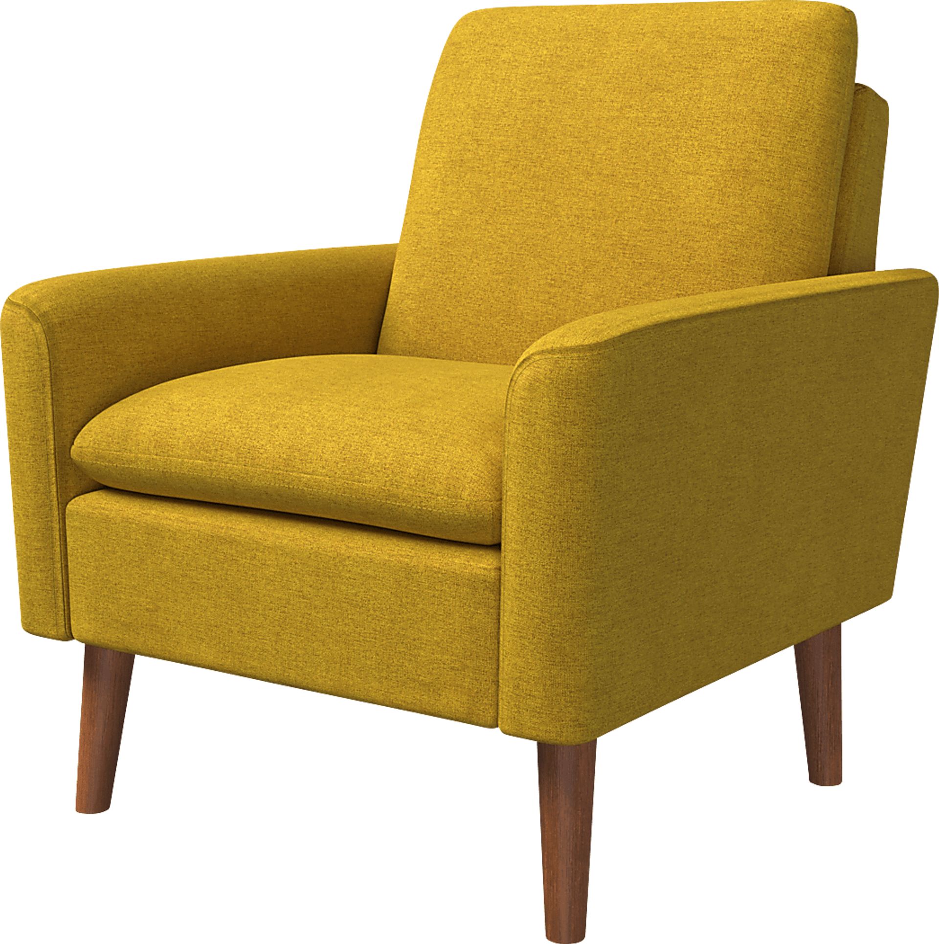 Alran Yellow Accent Chair - Image 1