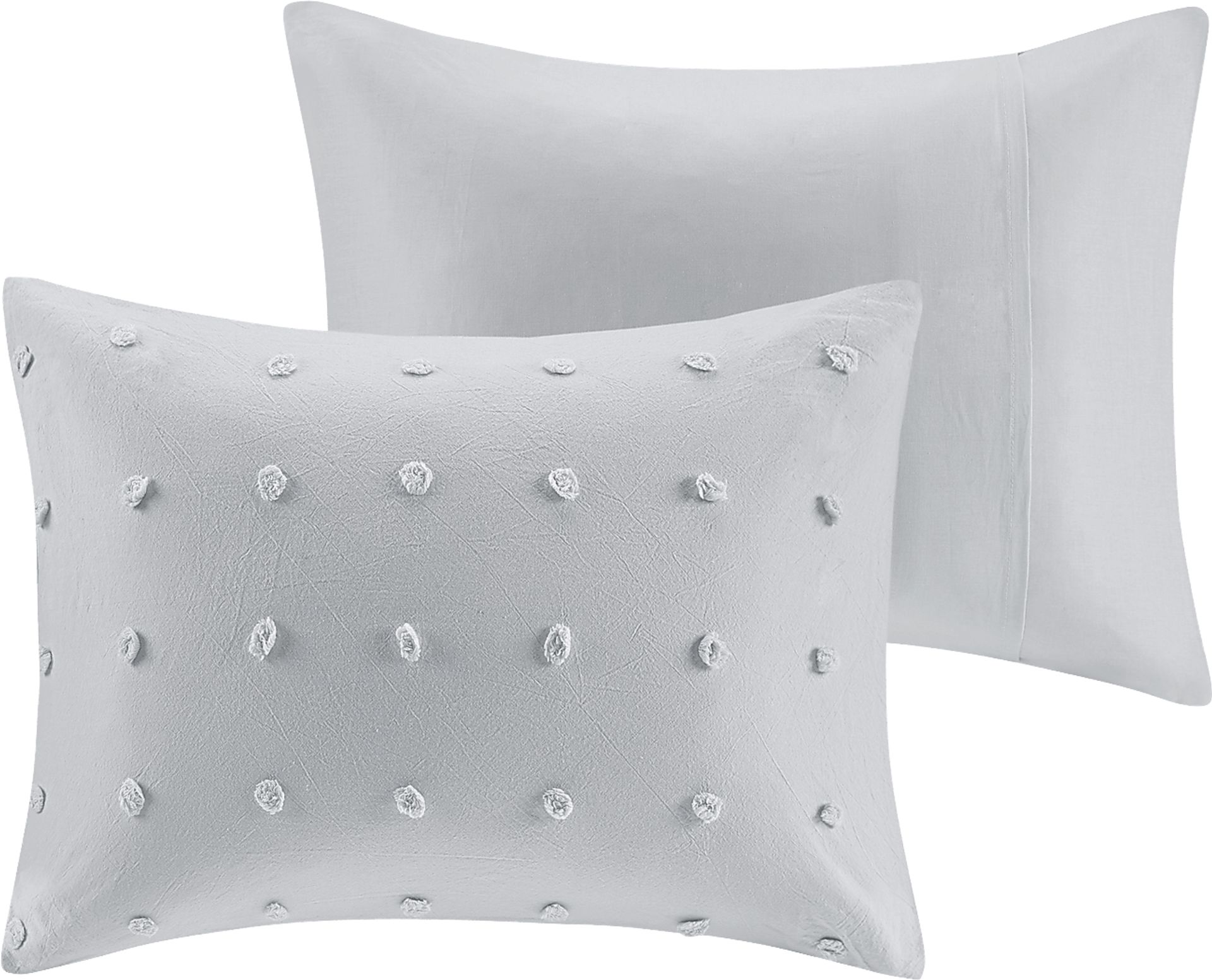 Alreem Gray 7 Pc Queen Duvet Cover Set - Image 4