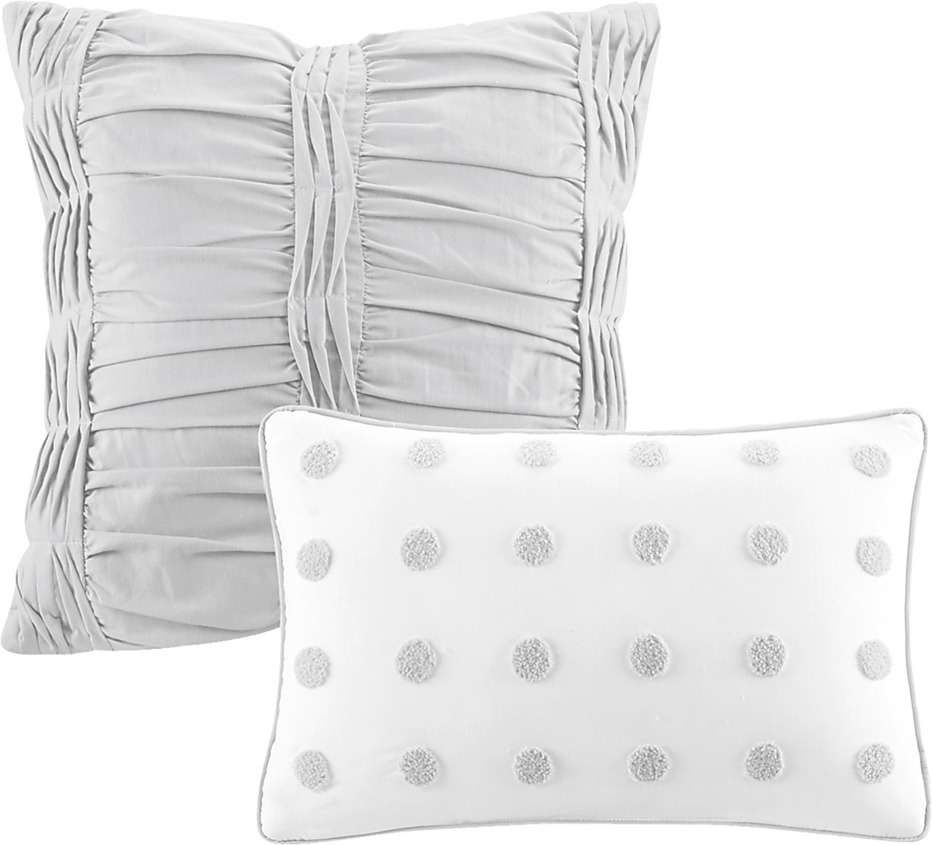 Alreem Gray 7 Pc Queen Duvet Cover Set - Image 10