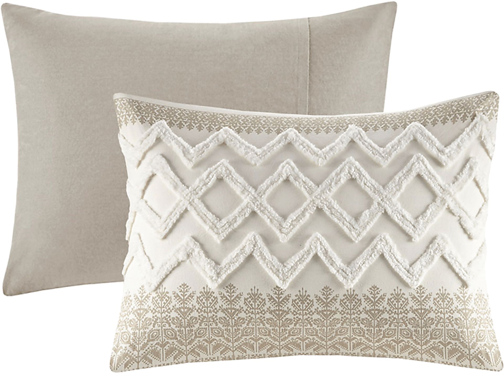 Alren Beige King/Cal 3 pc Comforter Set - Image 7