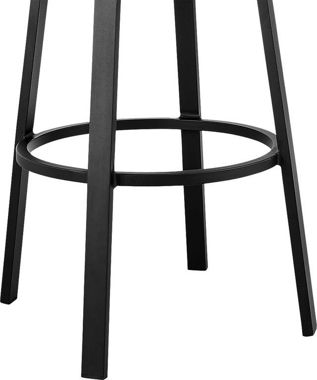 Outdoor Alresford Black Swivel Counter Stool - Thumbnail - Image 8