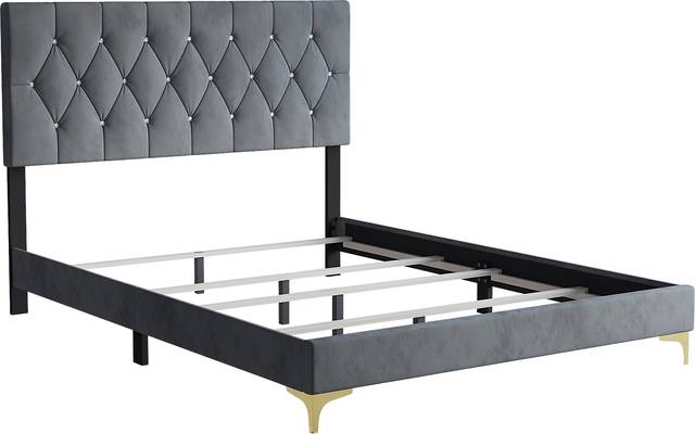 Alresford Gray Queen Bed with Bench - Thumbnail - Image 5