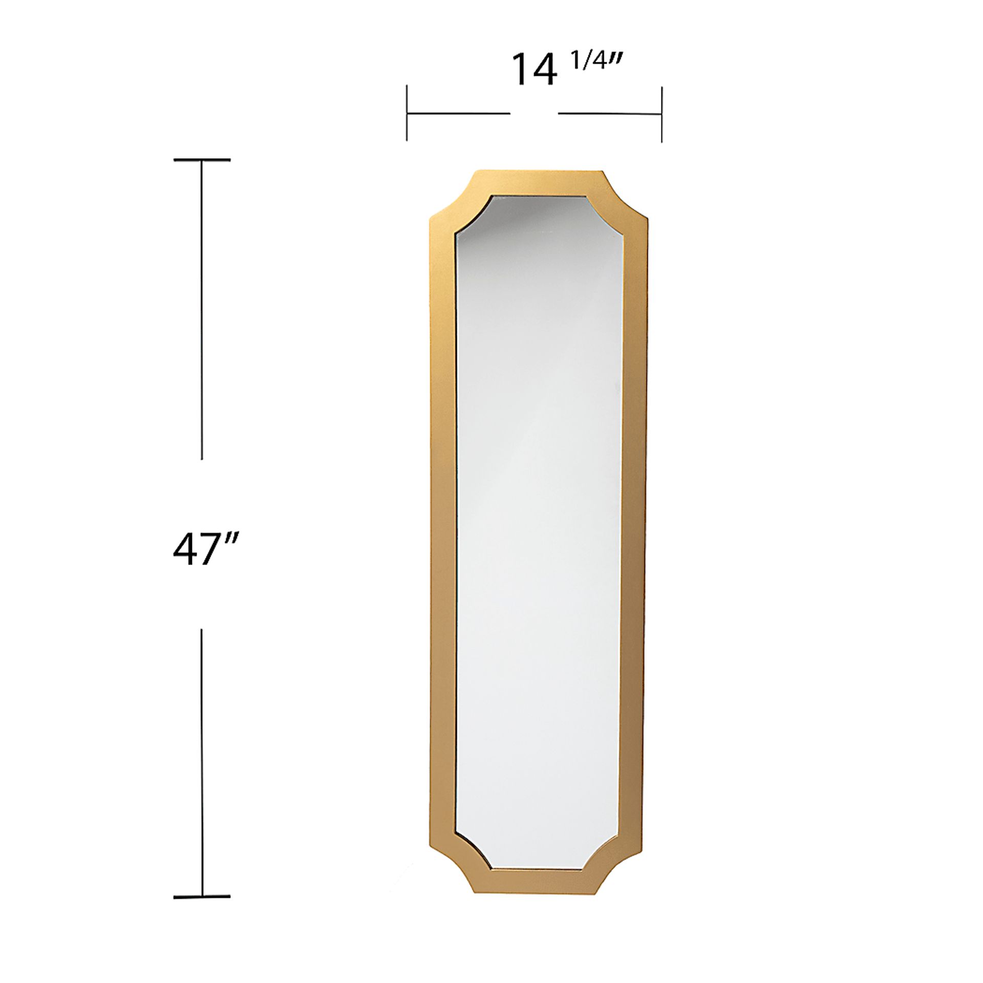 Alricks Gold Jewelry Armoire - Image 8