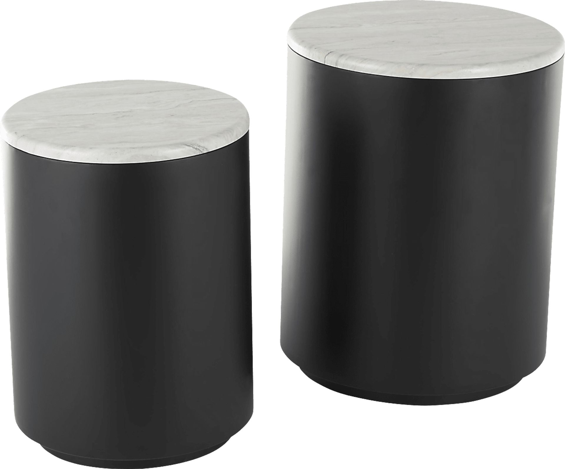 Alrin Black Nesting Table, Set of 2 - Image 5