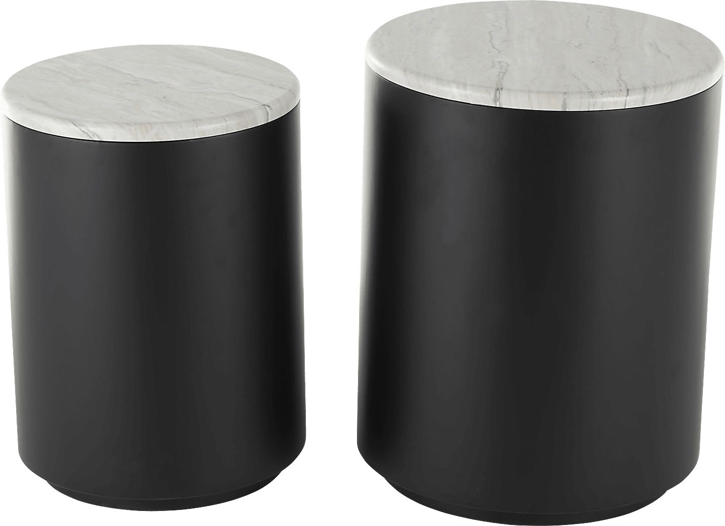 Alrin Black Nesting Table, Set of 2