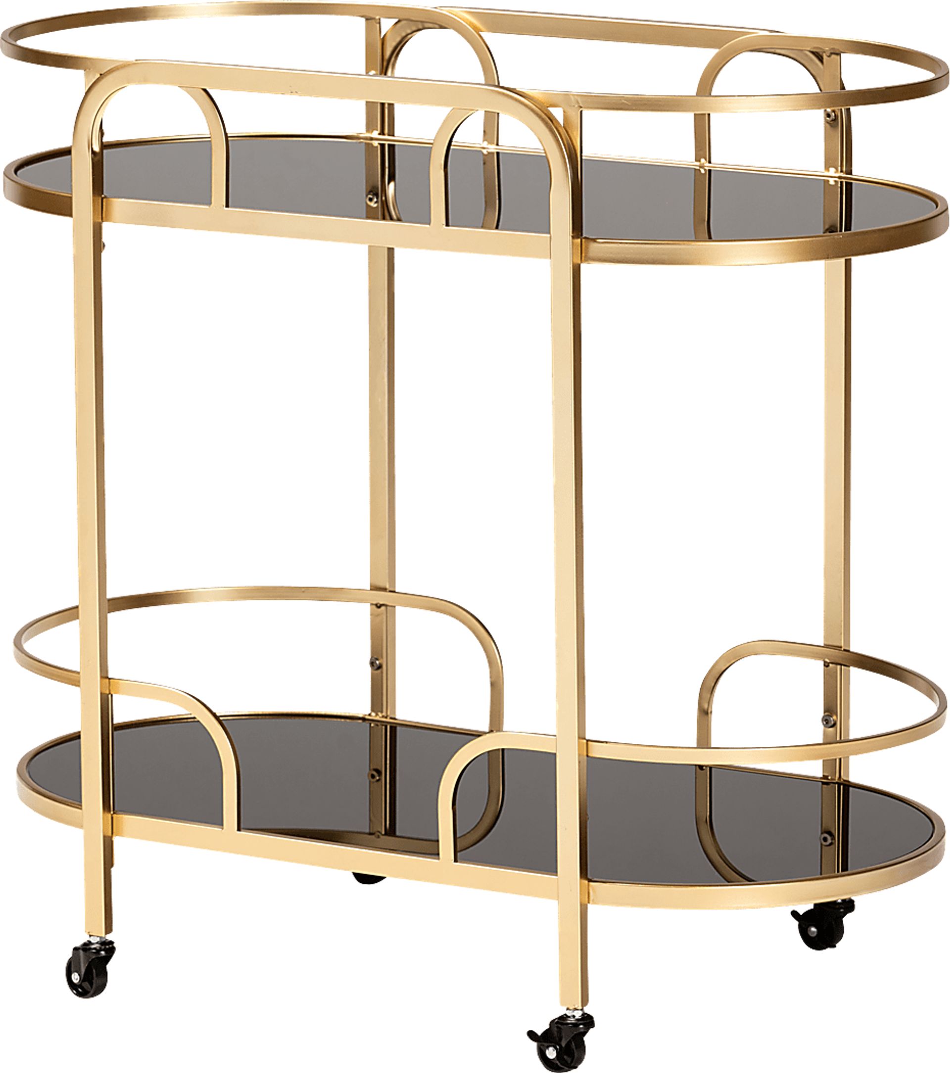 Alrose Gold Bar Cart - Image 1