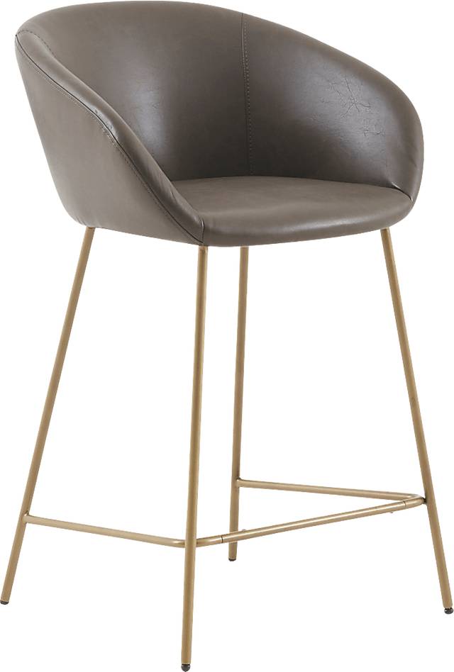 Alrover Brown Counter Height Stool - Thumbnail - Image 1