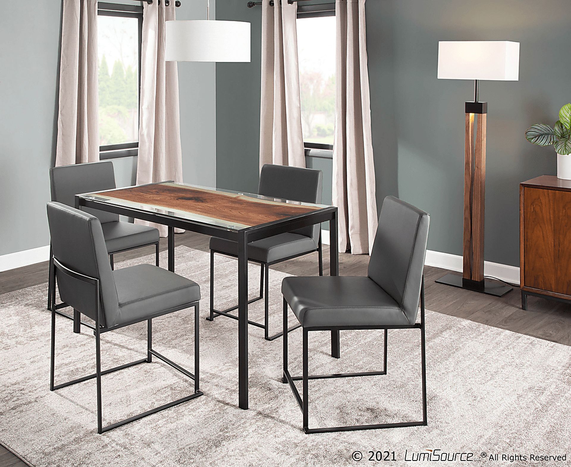 Alsab Walnut Floor Lamp - Image 11