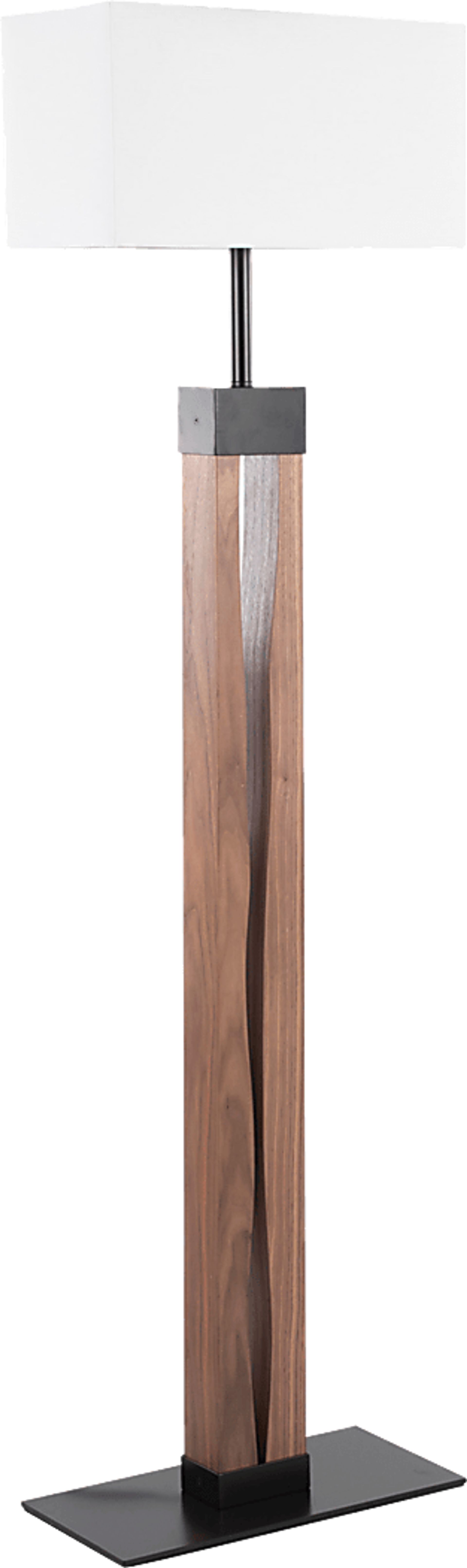 Alsab Walnut Floor Lamp - Image 1