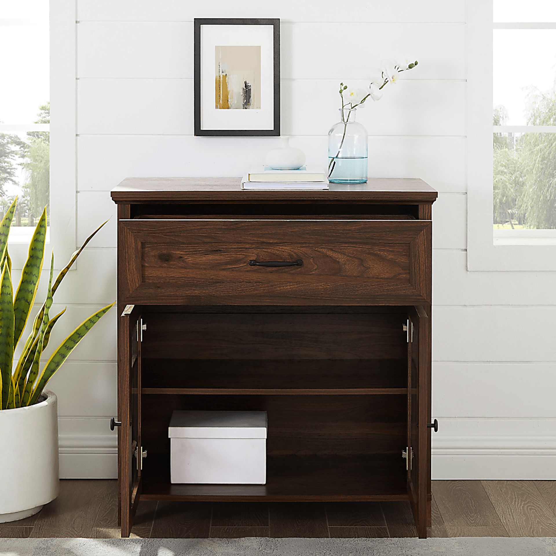 Alsatia Brown Accent Cabinet - Image 7