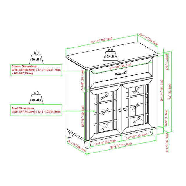 Alsatia Brown Accent Cabinet - Thumbnail - Image 8