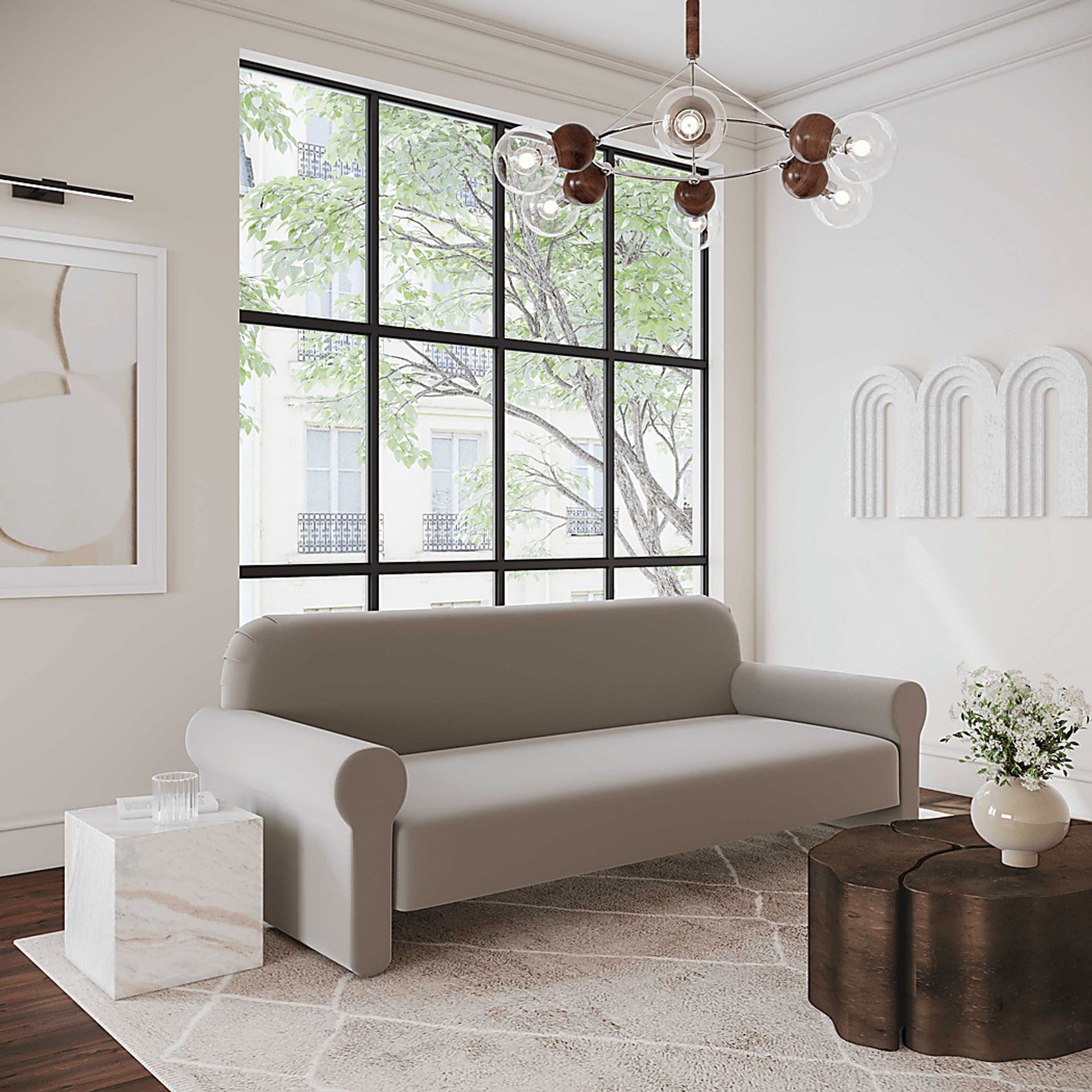 Alsion White End Table - Image 2