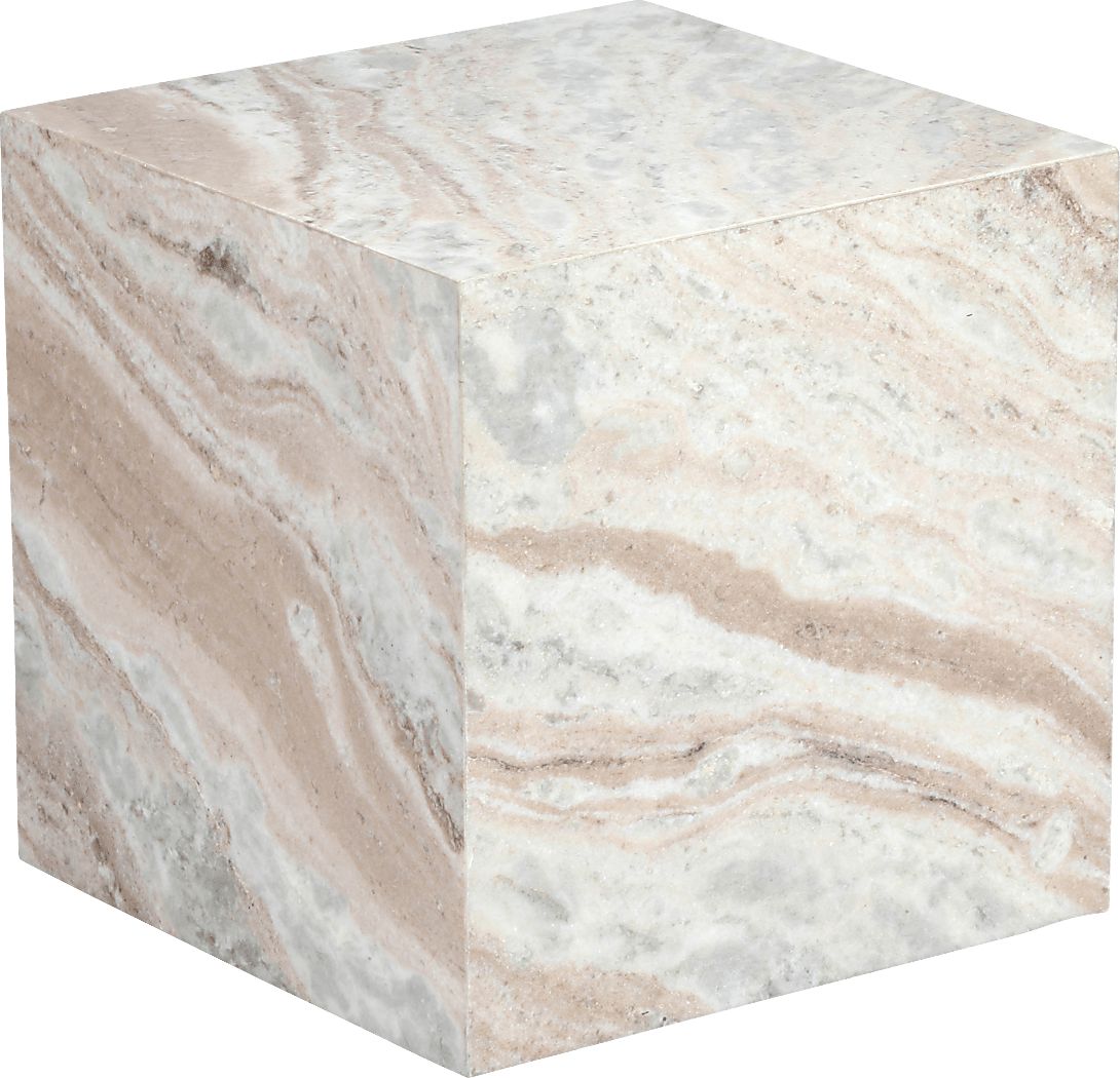 Alsion White End Table