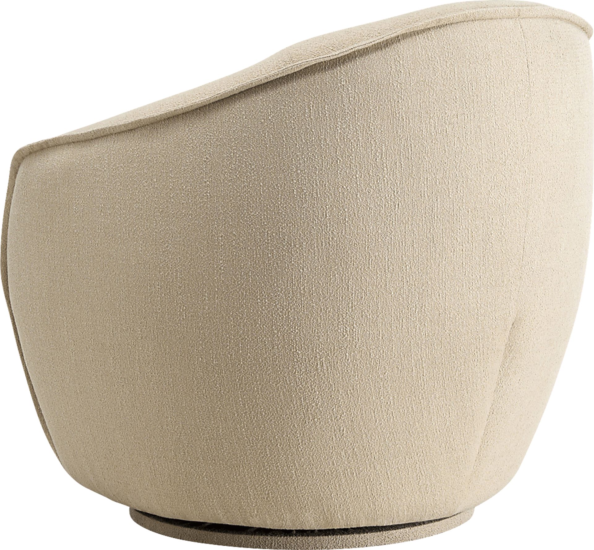 Alsoft Beige Swivel Accent Chair - Image 3