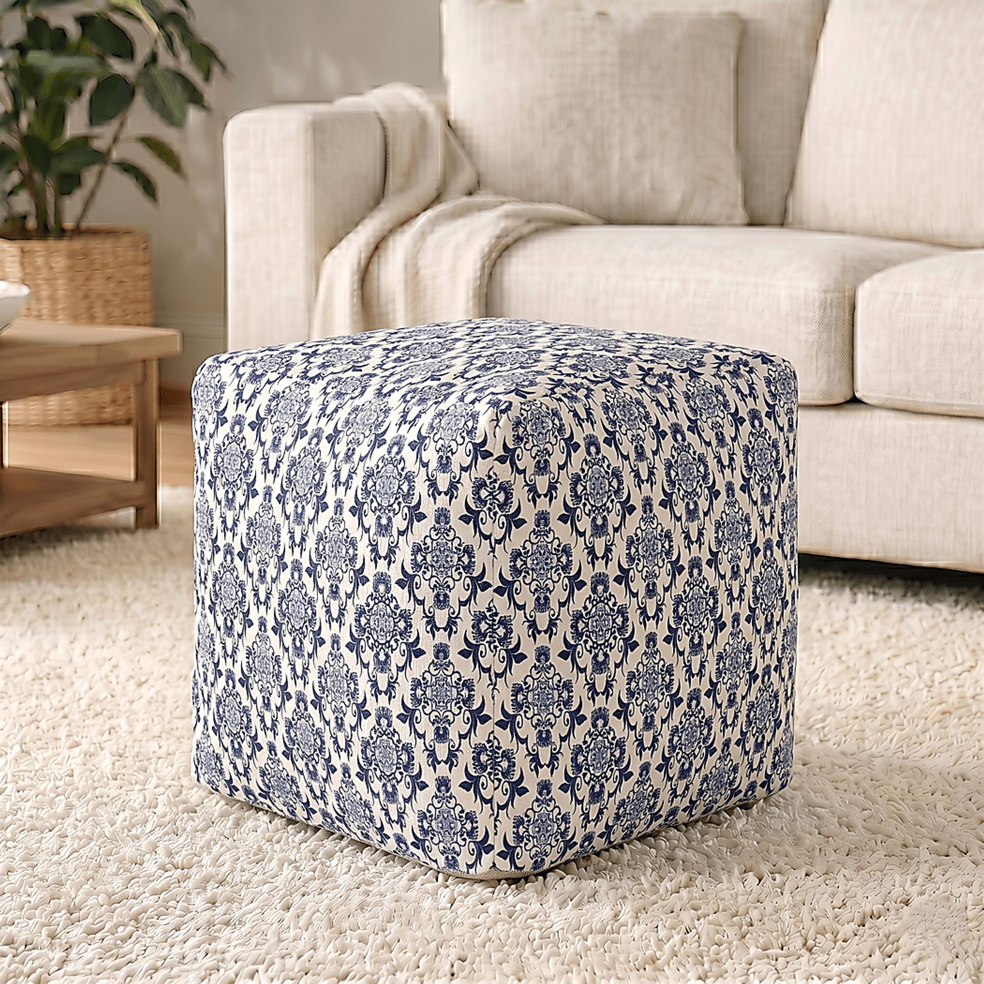 Alspire Navy Pouf - Image 7