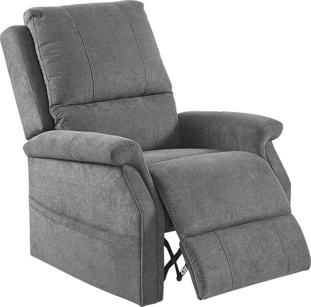 Alston Gray Lift Chair Power Recliner - Thumbnail - Image 2