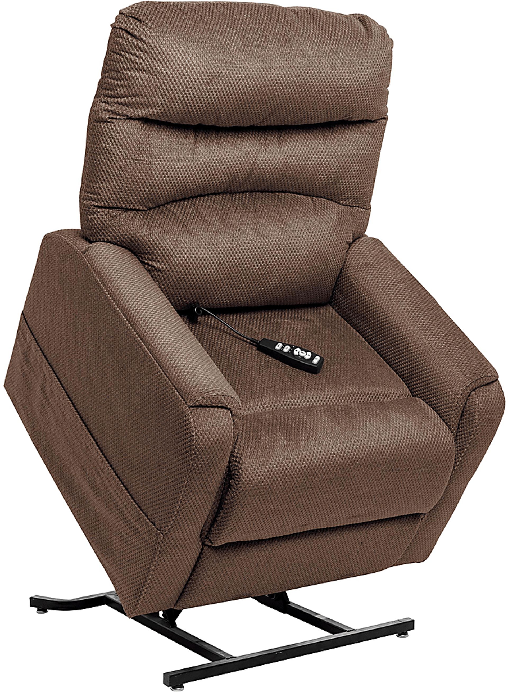 Alsuma Brown Lift Chair Power Recliner - Image 3