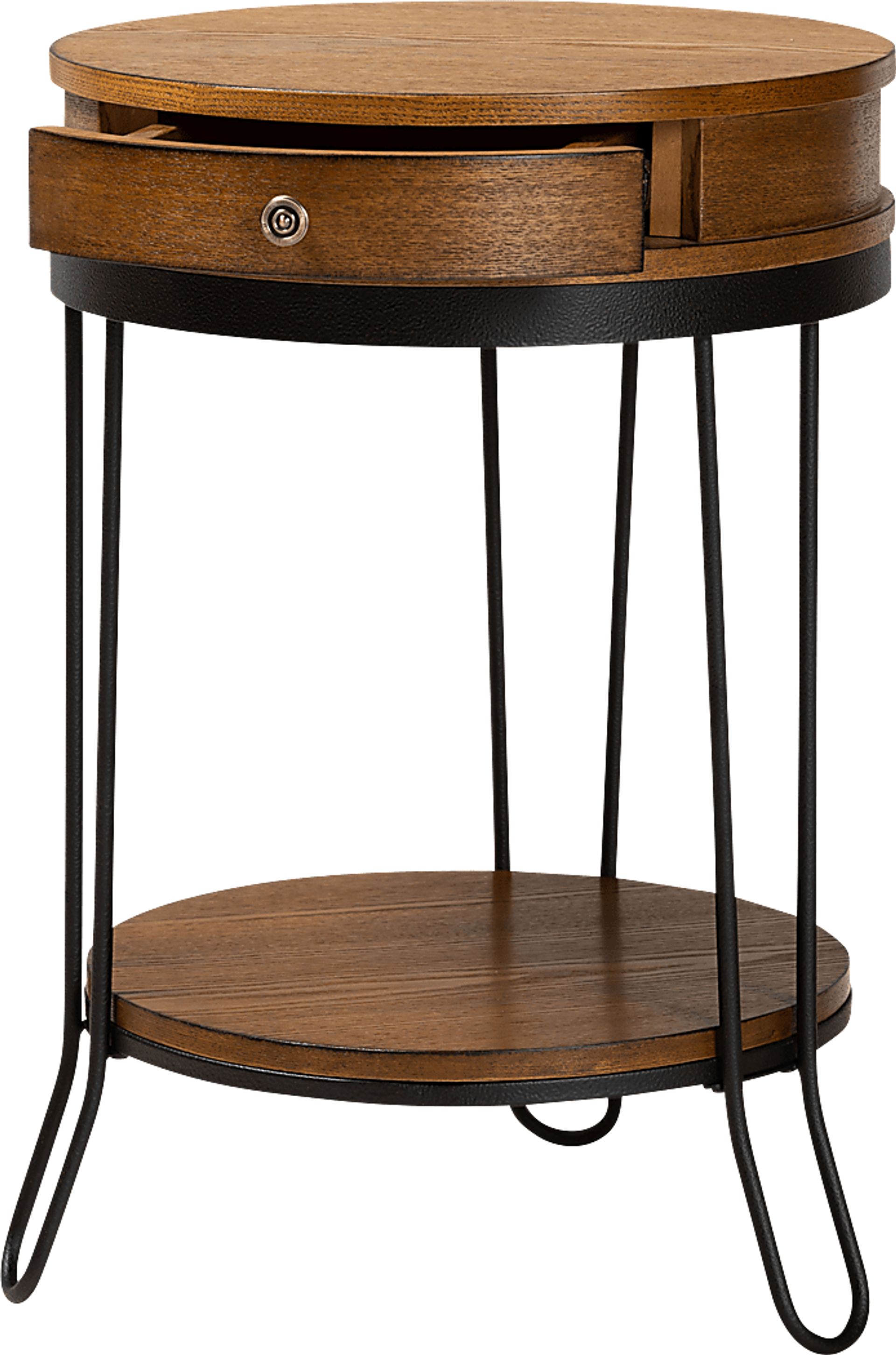 Alswell Walnut End Table - Image 2