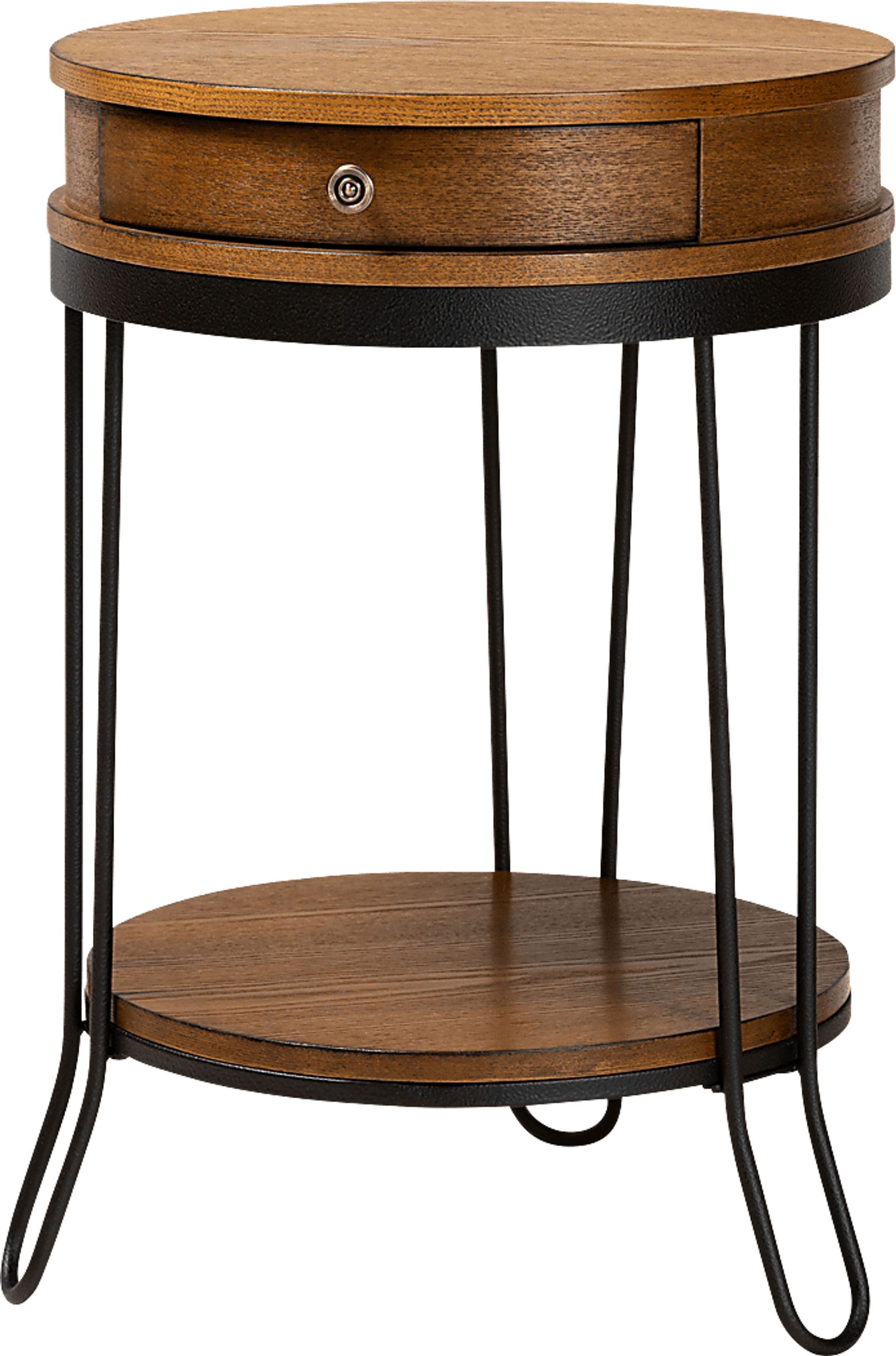 Alswell Walnut End Table - Image 1