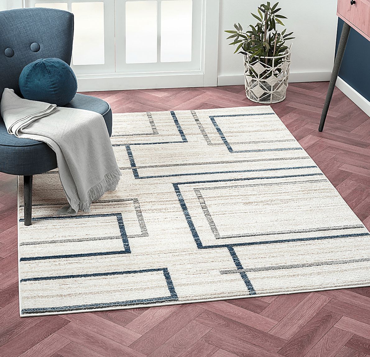 Altabrook Gray 7'9  x 9'9 Rug