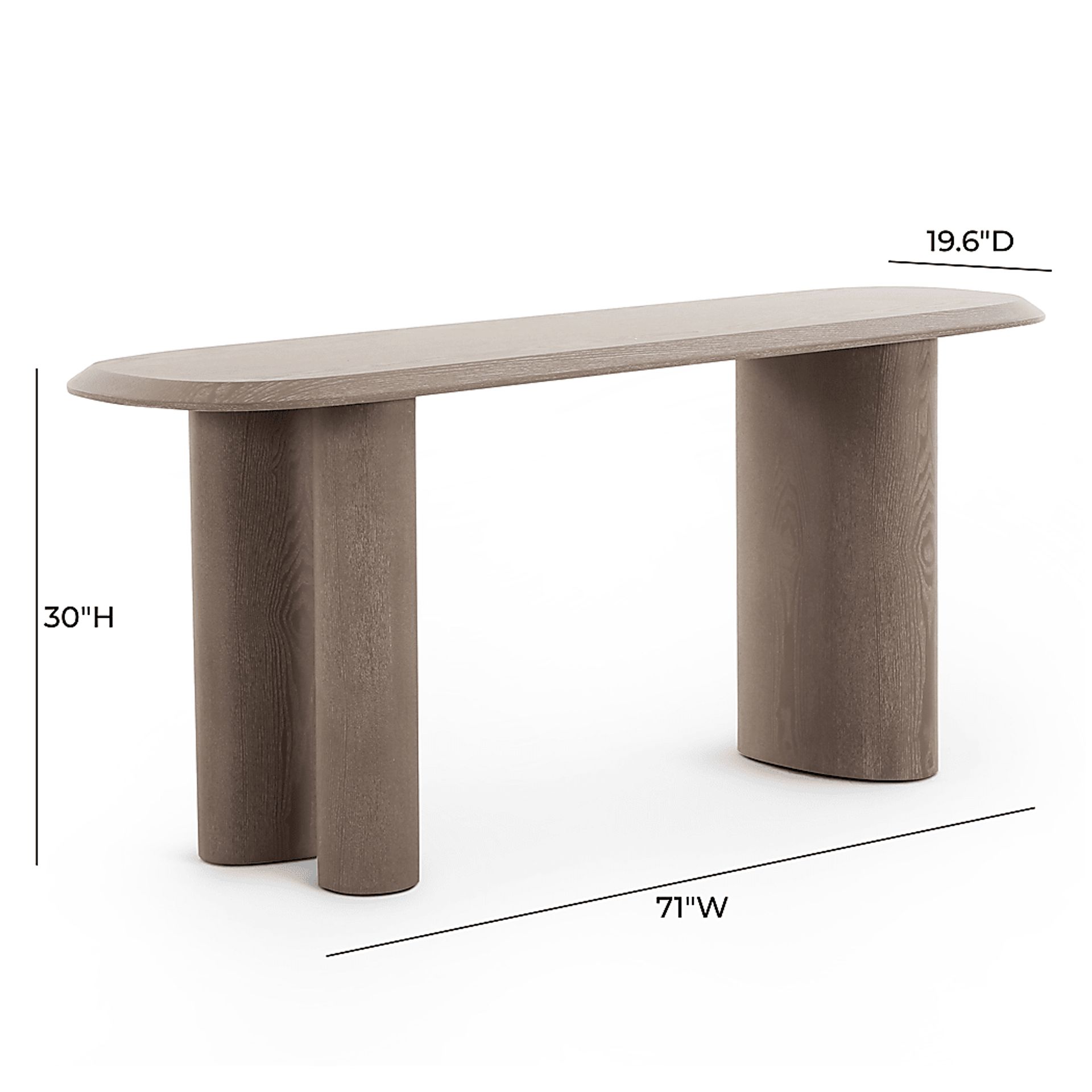 Altavesta IV Brown Sofa Table - Image 7
