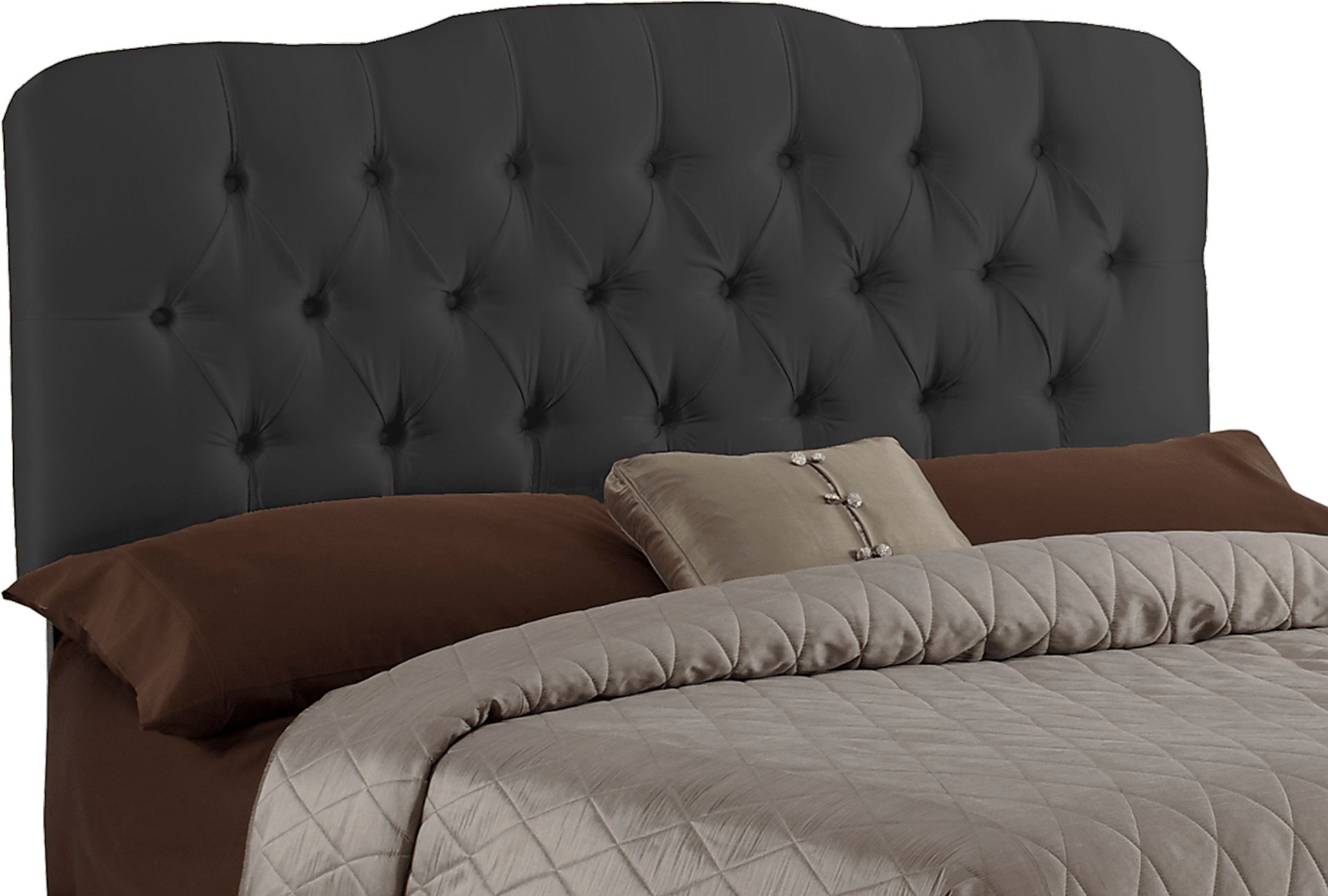 Althea Black Full Headboard - Image 1