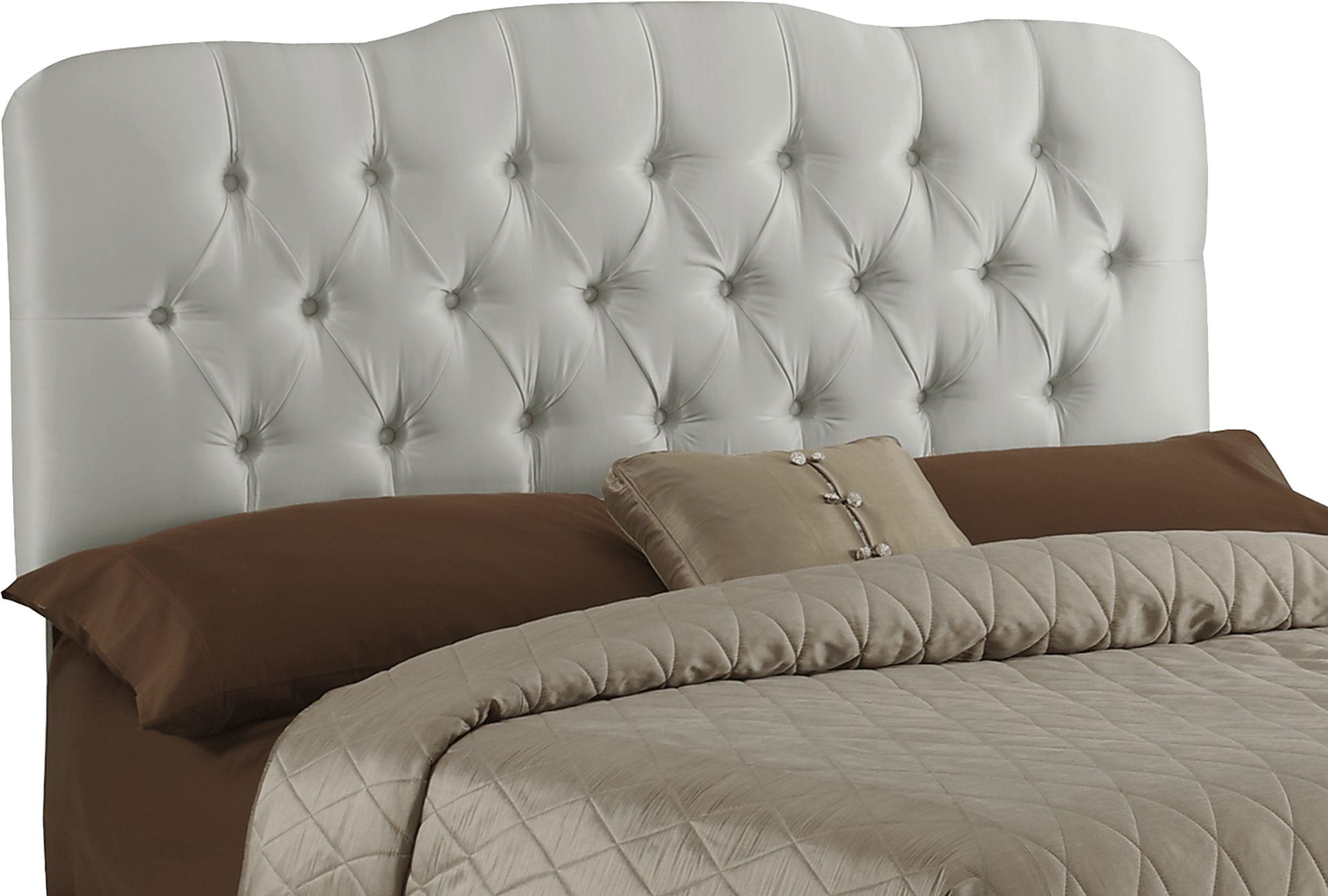 Althea Silver Queen Headboard - Image 1