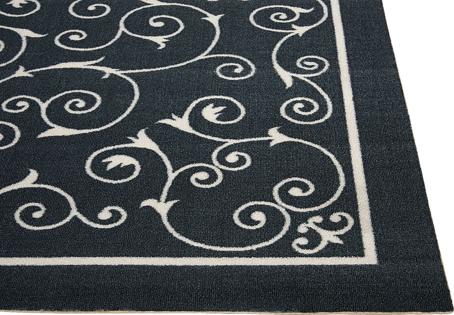 Althera Black 5' x 8' Indoor/Outdoor Rug - Image 4