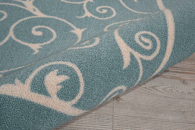Althera Light Blue 5' x 8' Indoor/Outdoor Rug - Thumbnail - Image 3