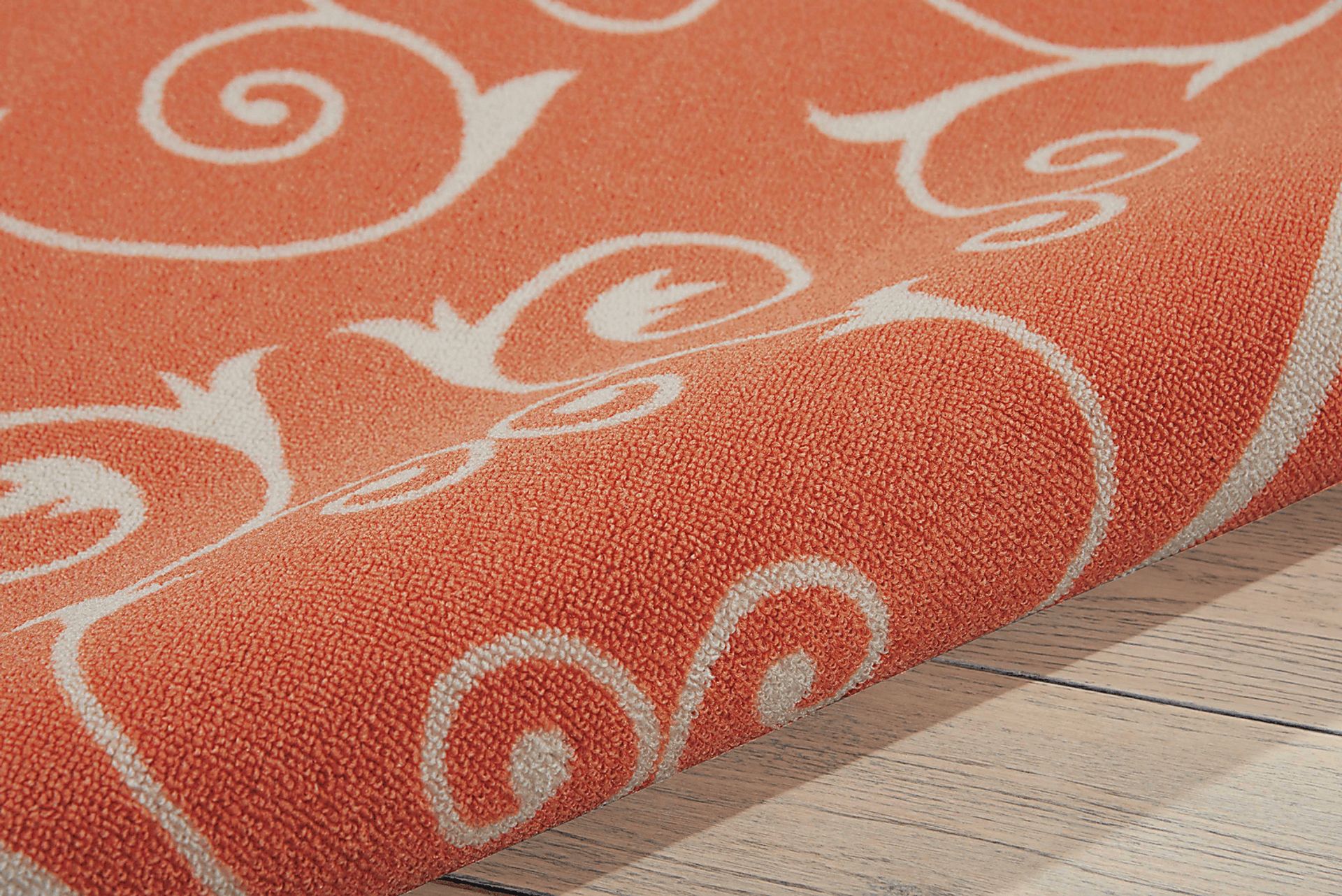 Althera Orange 5' x 8' Indoor/Outdoor Rug - Image 2