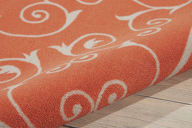 Althera Orange 8' x 11' Indoor/Outdoor Rug - Thumbnail - Image 2
