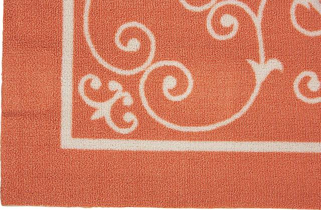 Althera Orange 8' x 11' Indoor/Outdoor Rug - Thumbnail - Image 3