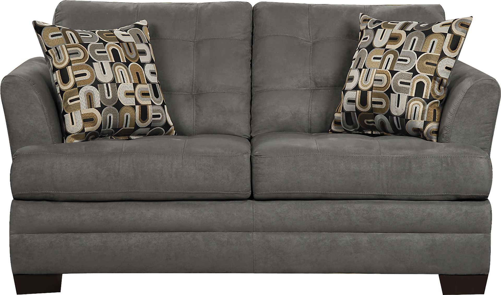 Alto Terrace Slate Twin Sleeper Loveseat - Image 1