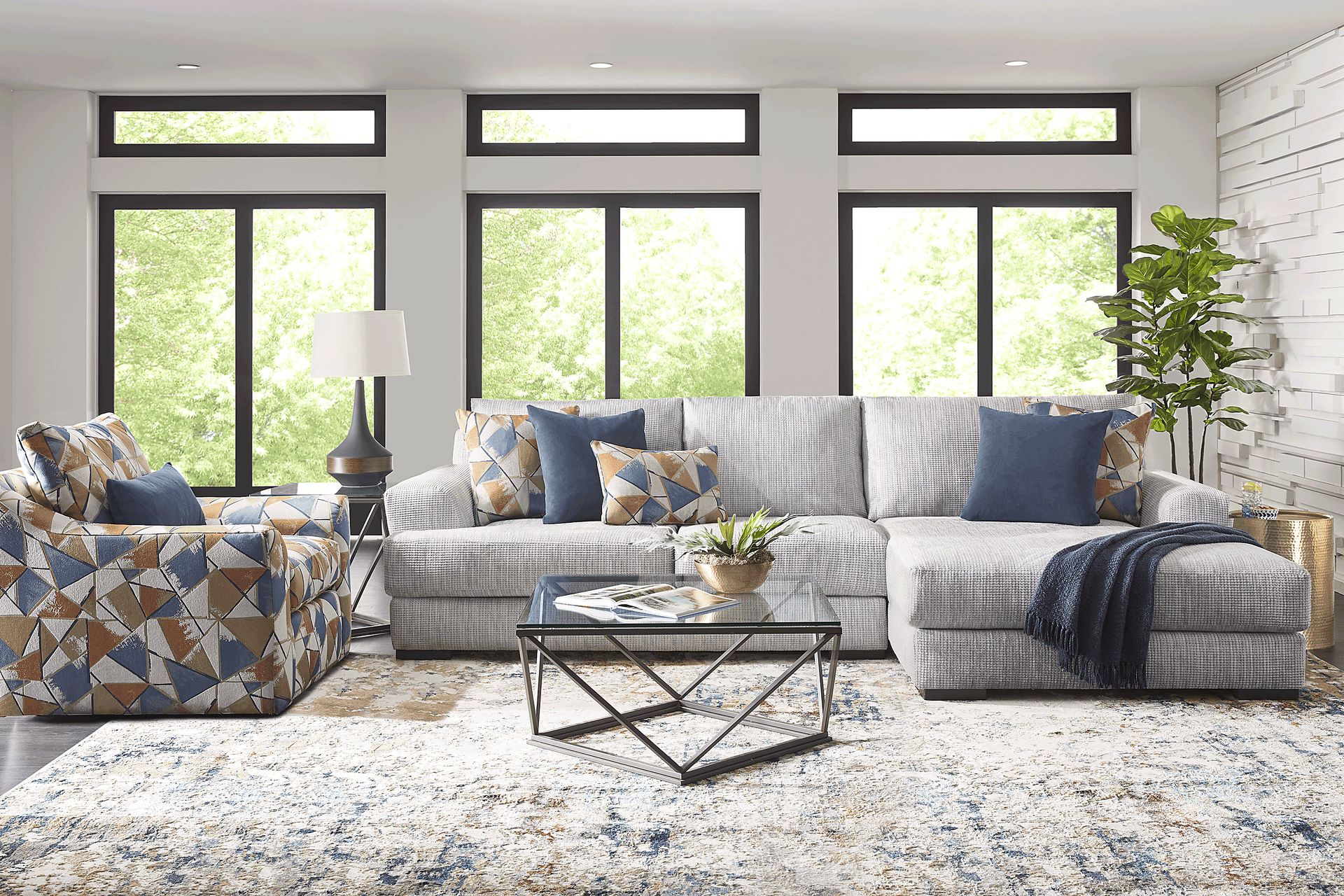 Altona Hills Silver 2 Pc Sectional - Image 2