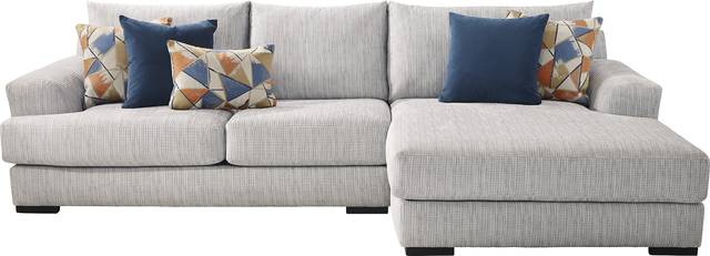 Altona Hills Silver 2 Pc Sectional - Thumbnail - Image 1
