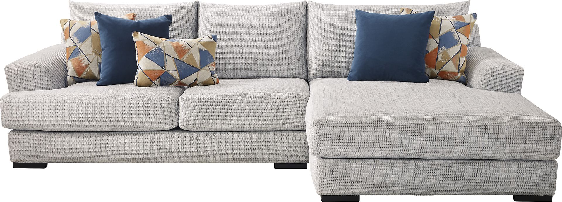 Altona Hills Silver 2 Pc Sectional - Image 1