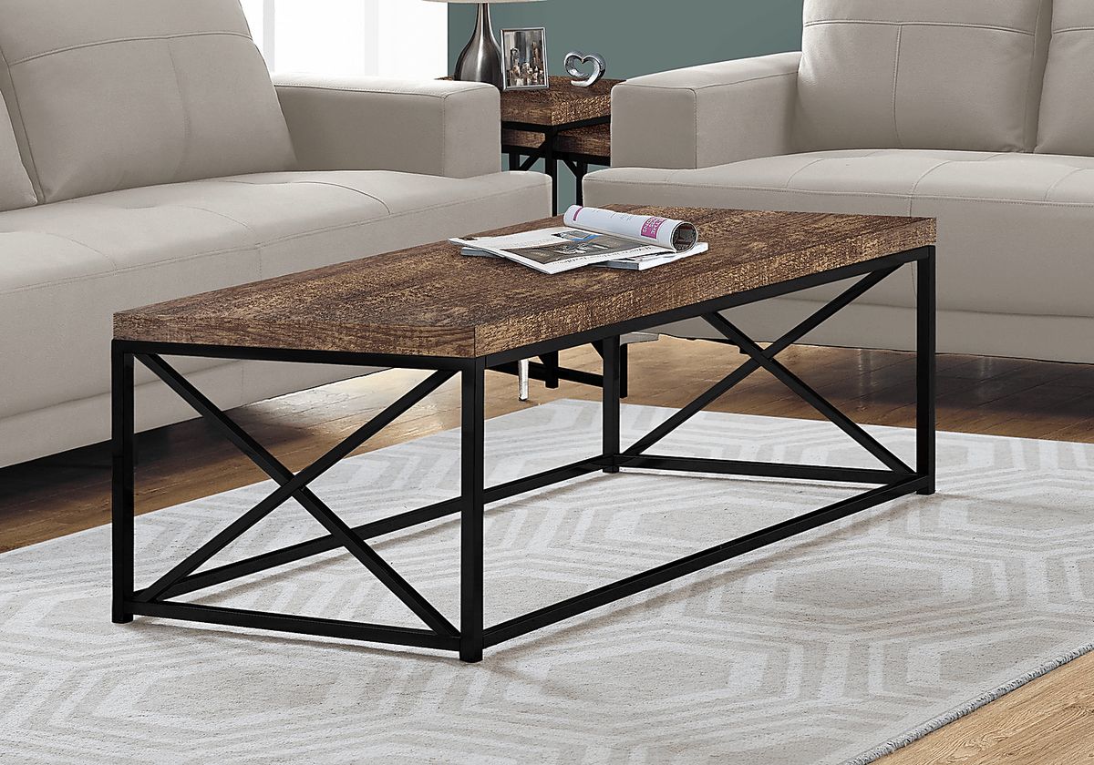 Altondale Brown Dark Wood Cocktail Table | Rooms to Go