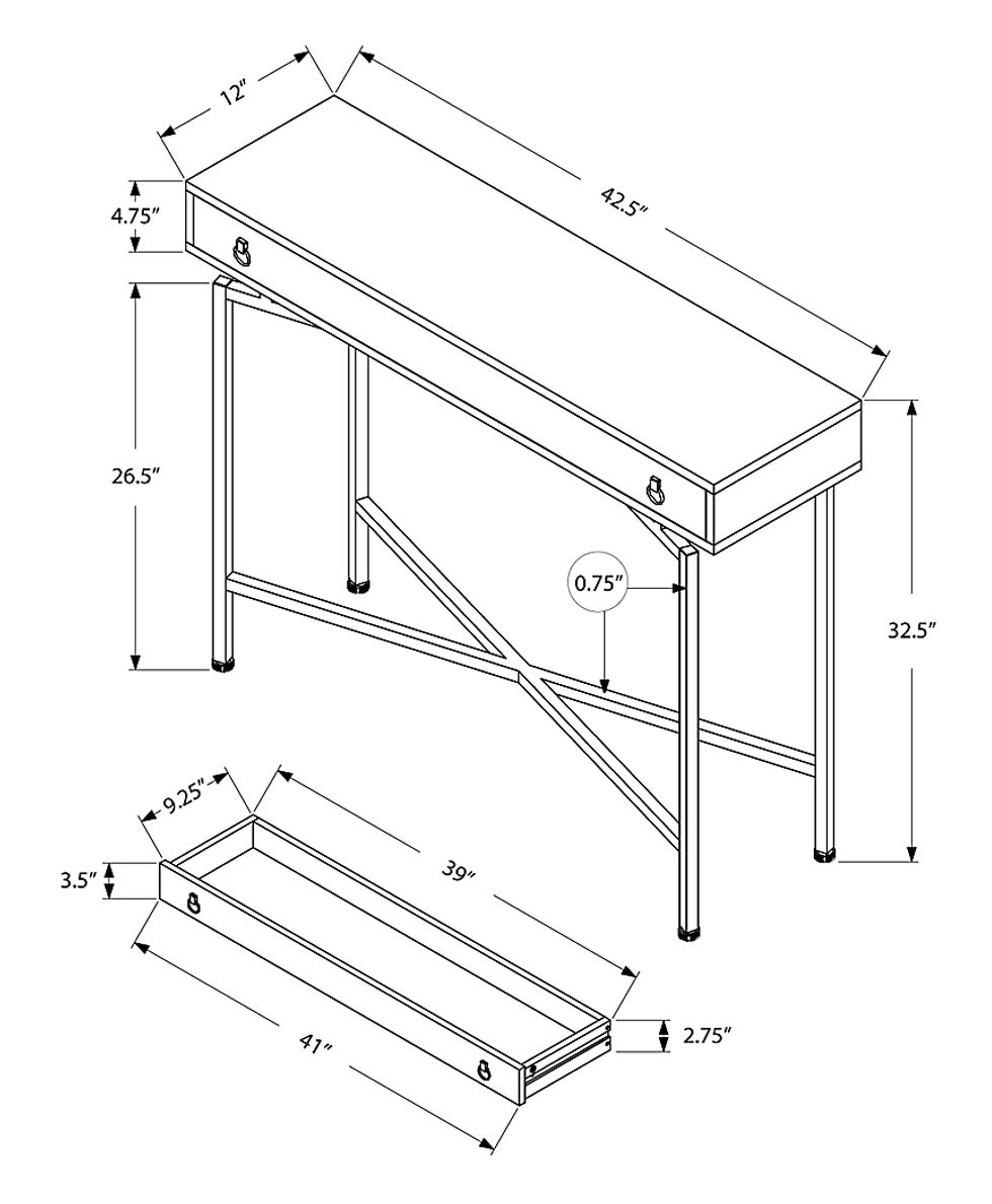 Altondale Gray Sofa Table
