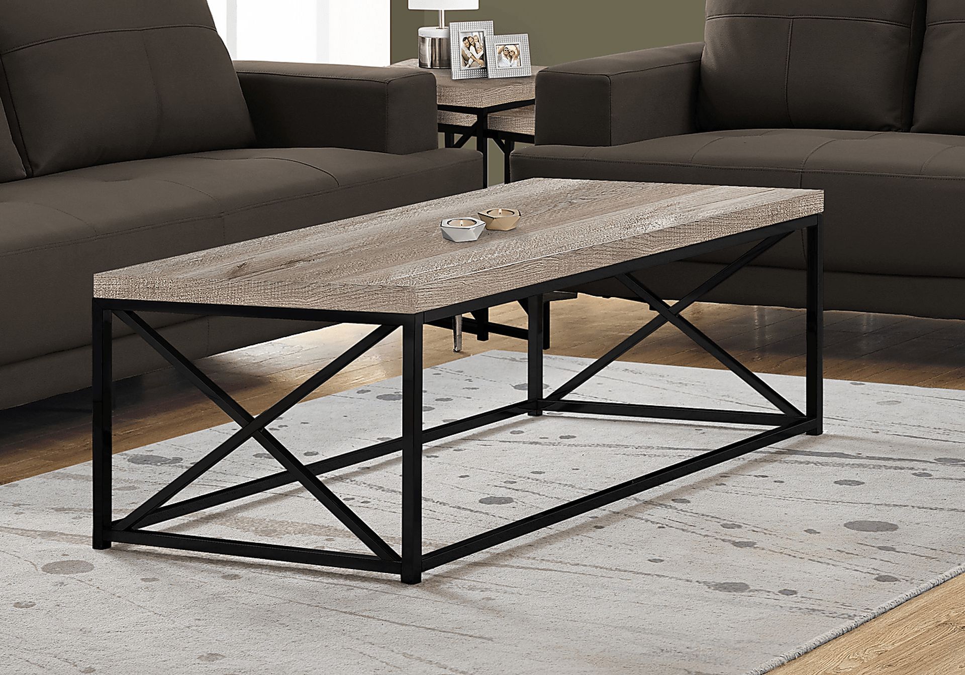 Altondale Taupe Cocktail Table - Image 2