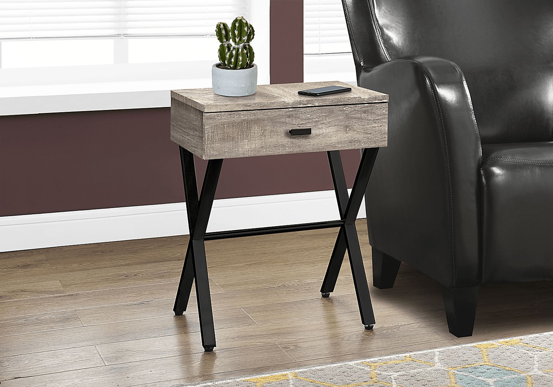 Altondale Taupe End Table - Image 2
