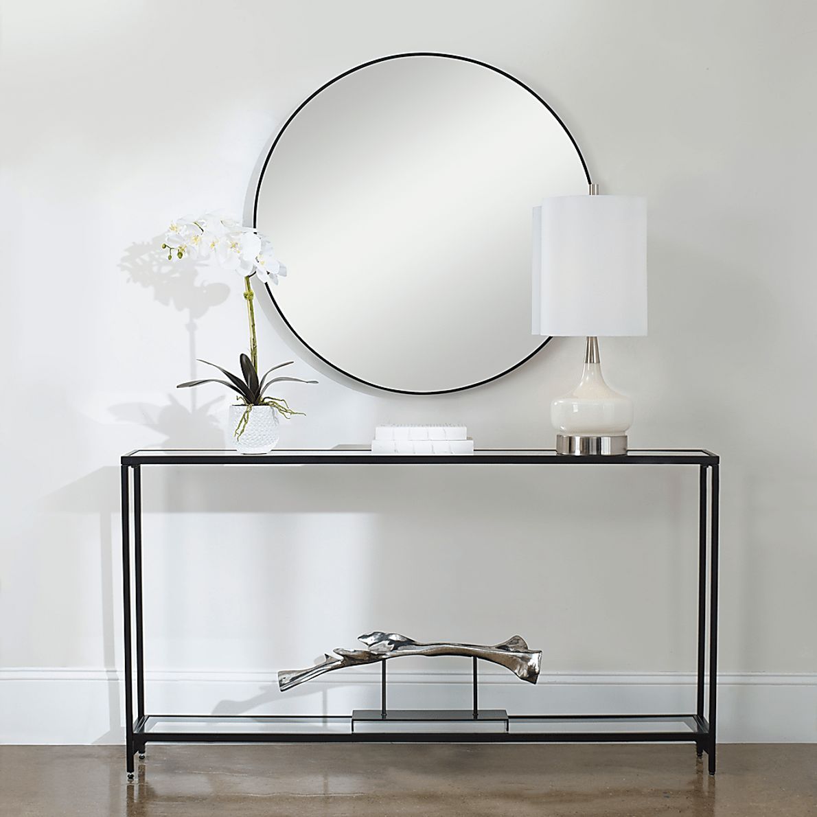 Altora Black Console Table