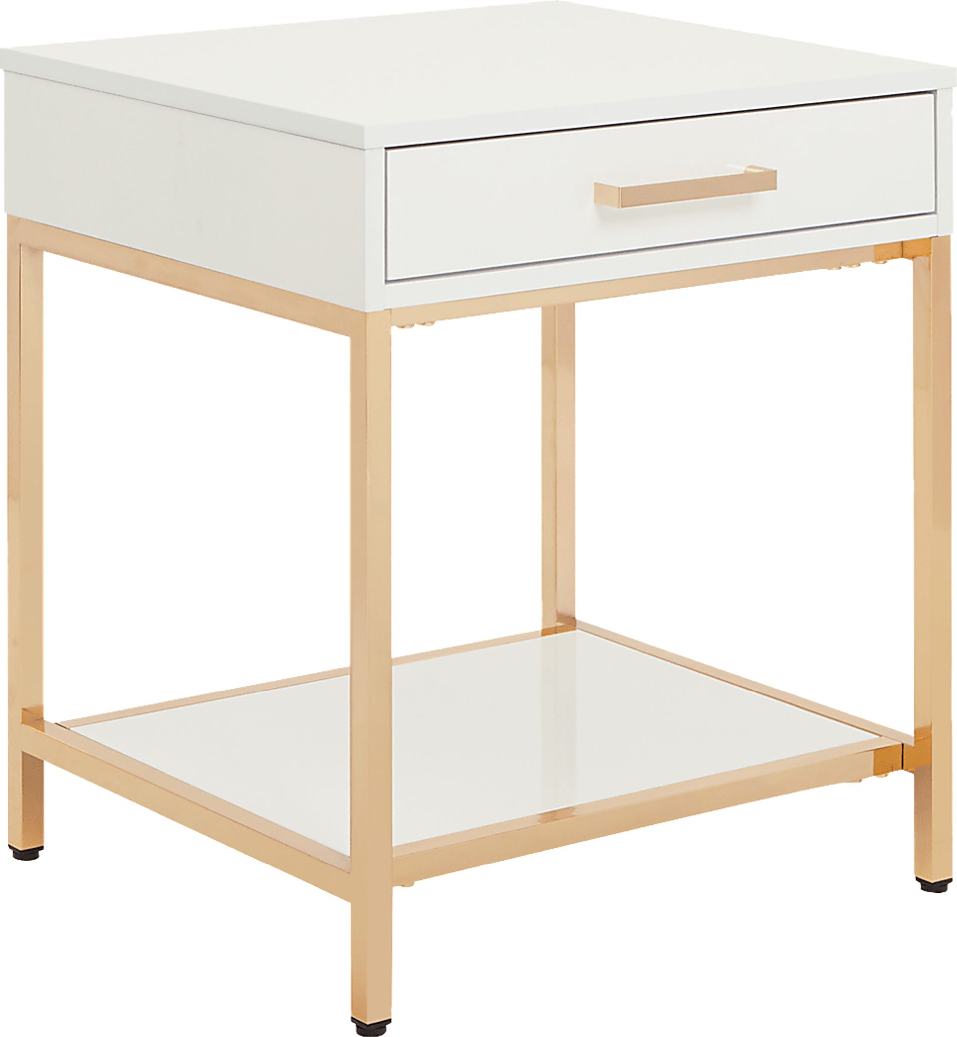 Altrissa White End Table - Image 1