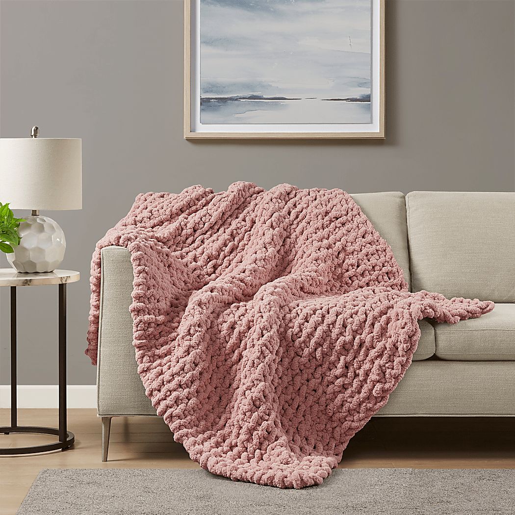 Altstatten Blush Throw Blanket