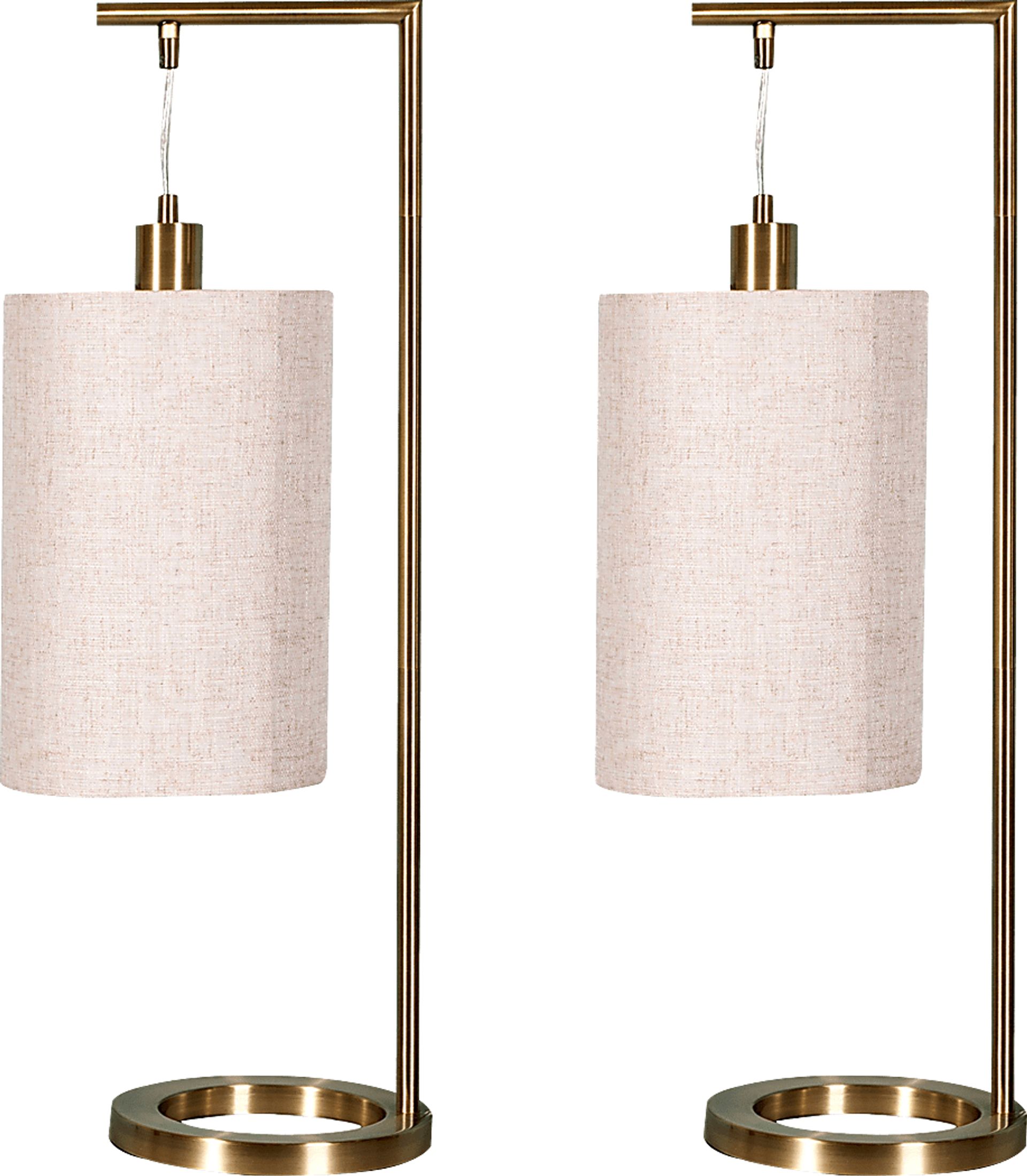 Altura Gate Brass Table Lamp Set of 2 - Image 1