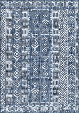 Alturas Blue 7'10 x 10'2 Indoor/Outdoor Rug